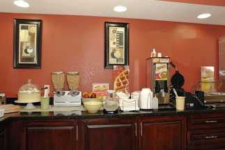 Jacksonville NC Quality Inn Hotel - Cereal Bar at Quality Inn Jacksonville